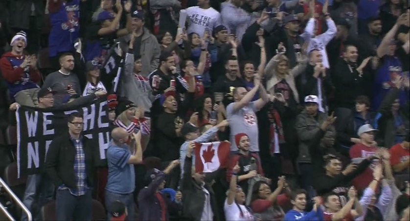 Toronto has BEST FANS in NBA! Chant 