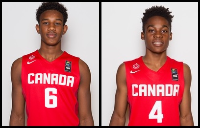 Young Guns Abu Kigab Jordan Henry Earning Respect on Team Canada North Pole Hoops